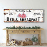 Christmas Bed & Breakfast Sign - Tailored Canvases - Flyclothing LLC