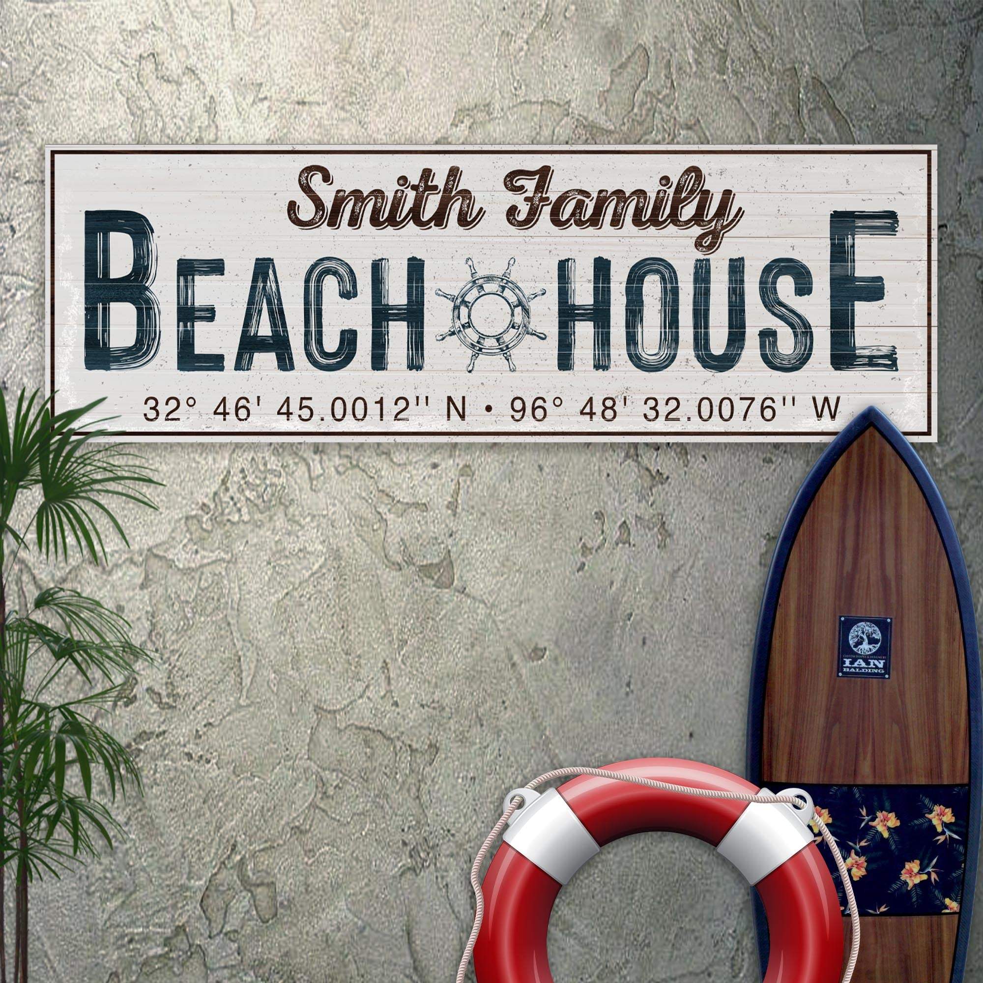Family Beach House Sign V - Tailored Canvases - Flyclothing LLC