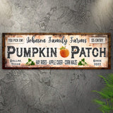 Family Farms Pumpkin Patch Sign - Tailored Canvases - Flyclothing LLC
