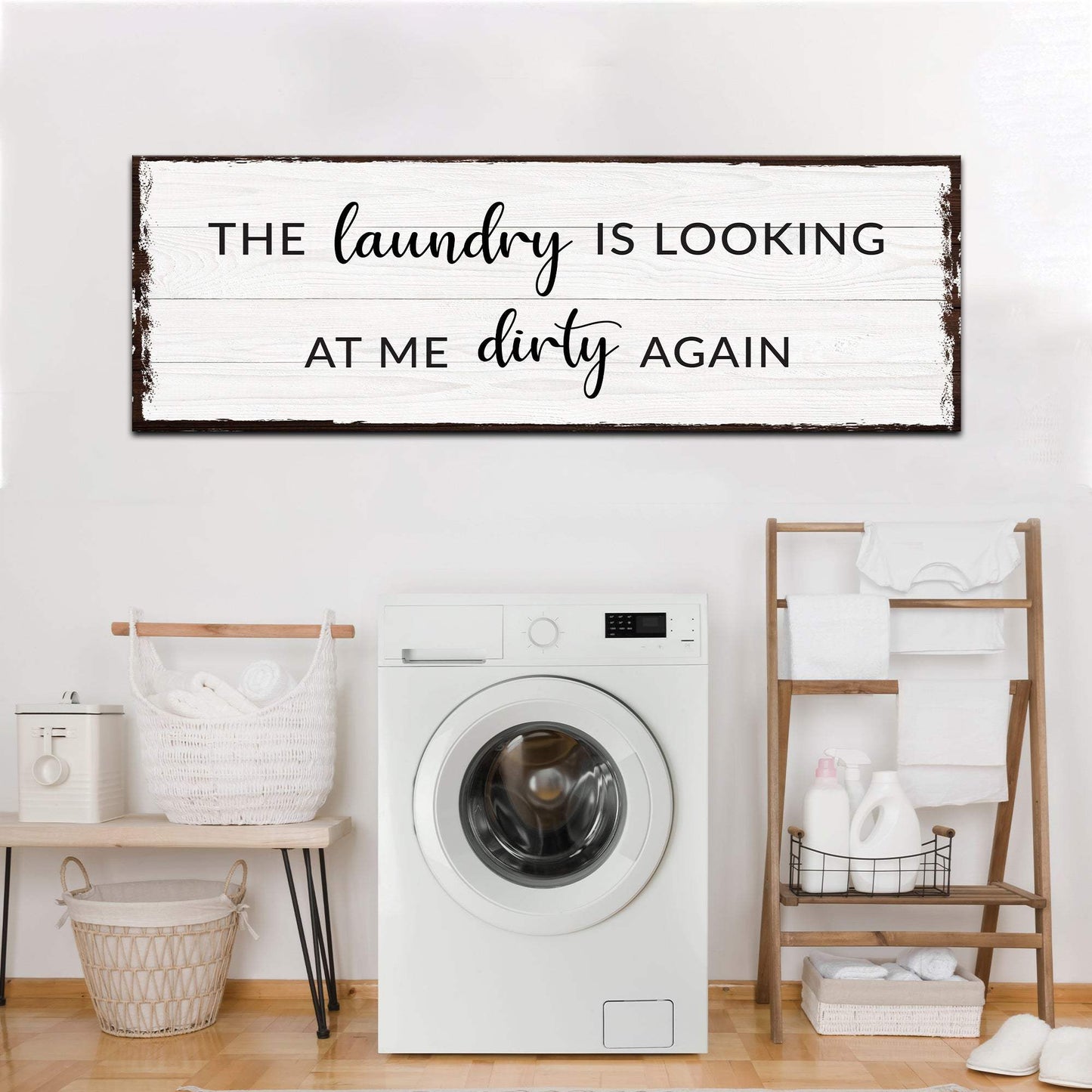 Dirty Laundry Sign III - Tailored Canvases - Flyclothing LLC