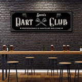 Dart Club Sign II - Tailored Canvases - Flyclothing LLC
