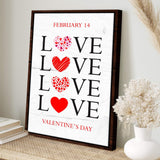 Valentine's Day Sign VIII - Tailored Canvases - Flyclothing LLC