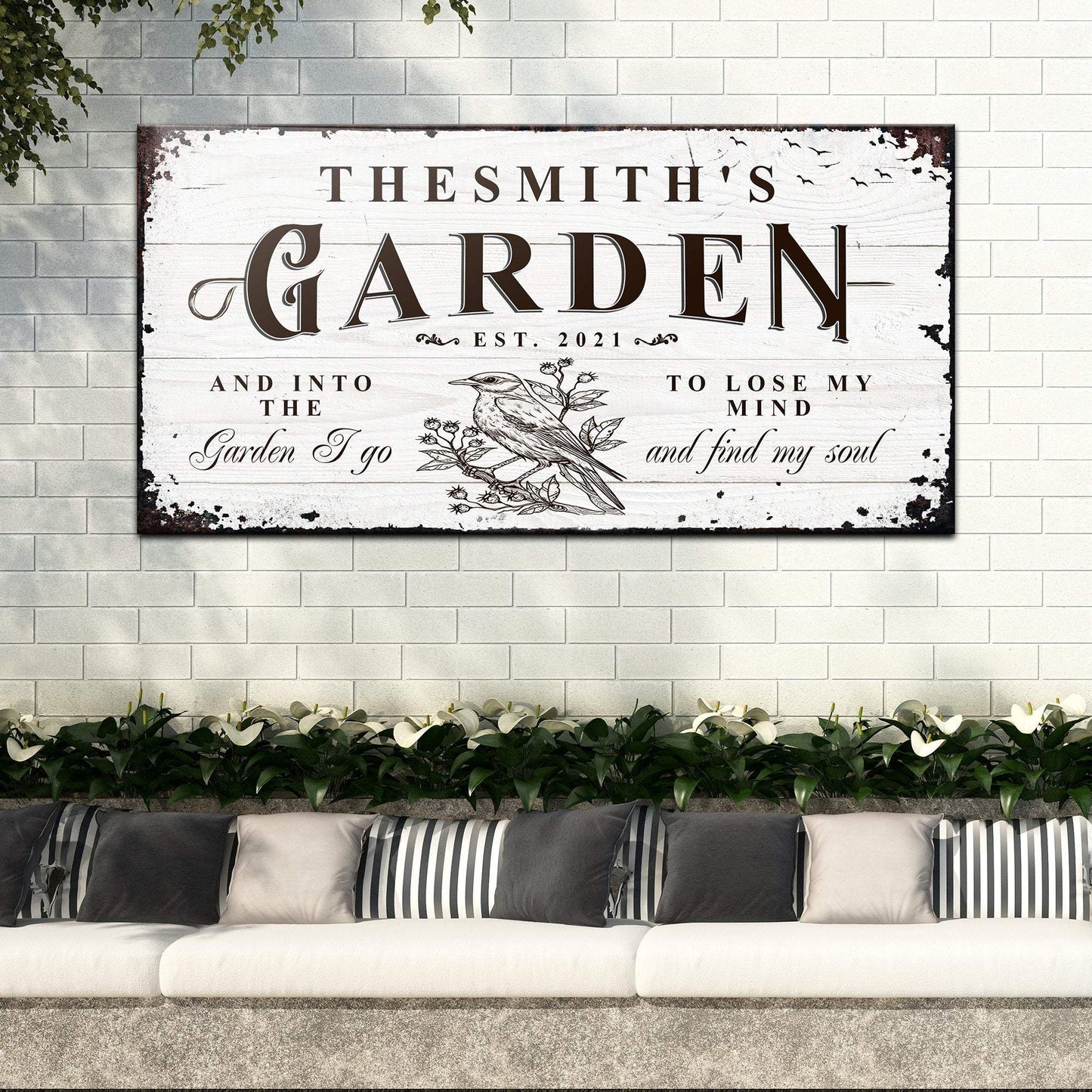 Family Garden Sign - Tailored Canvases - Flyclothing LLC