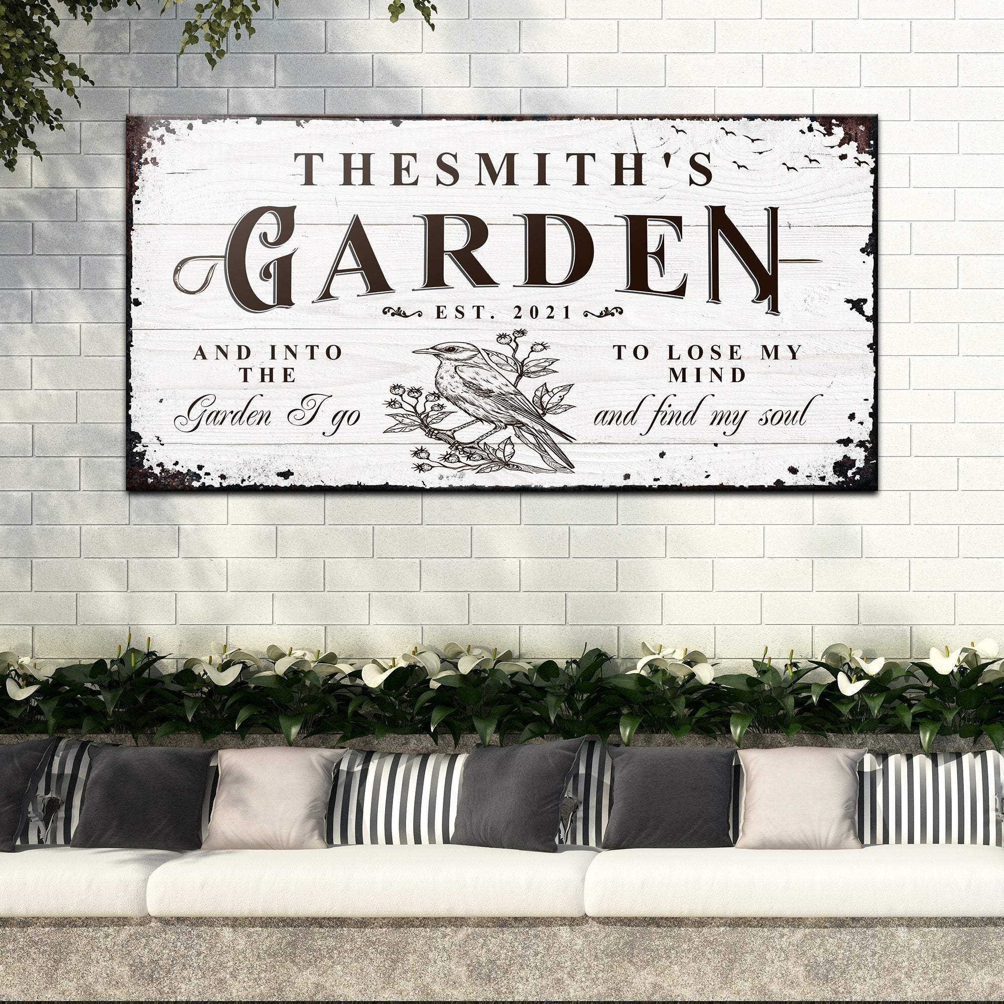 Family Garden Sign - Tailored Canvases - Flyclothing LLC