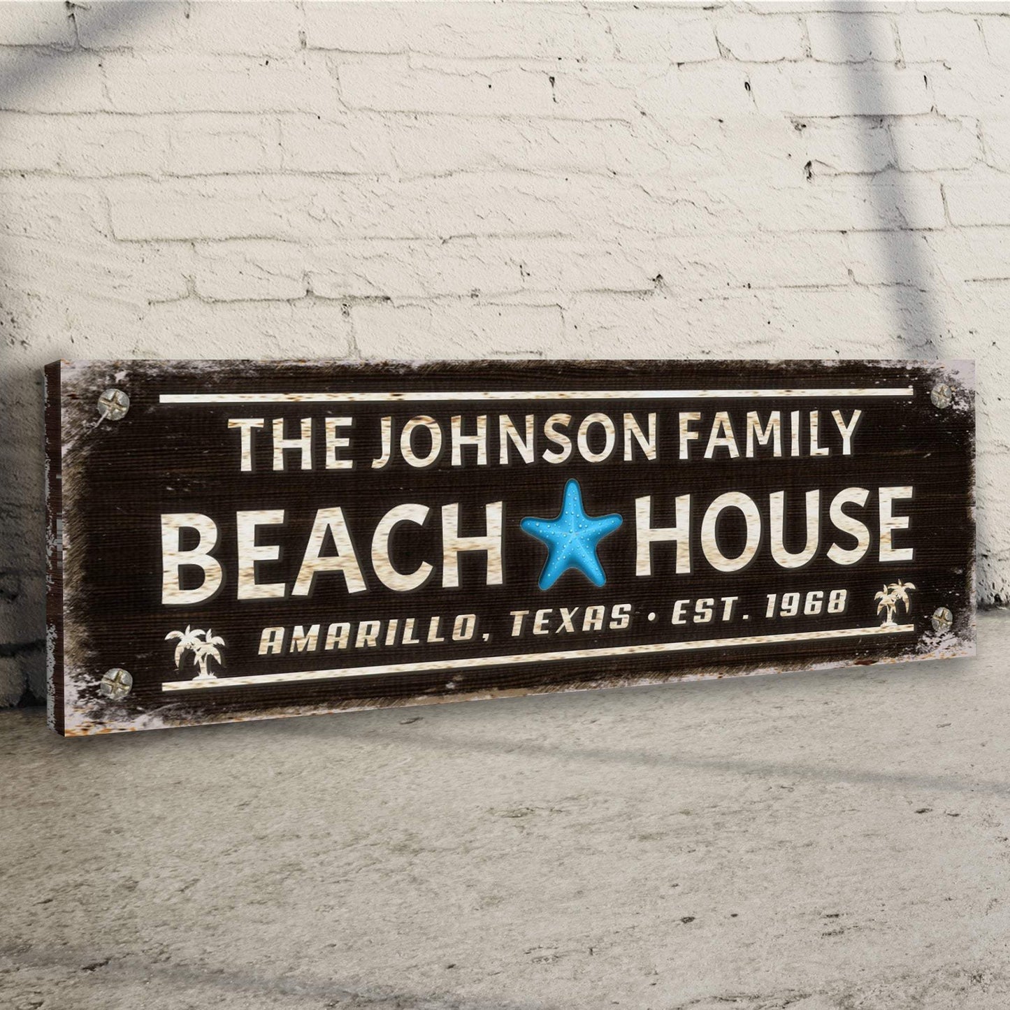 Family Beach House Sign III - Tailored Canvases - Flyclothing LLC