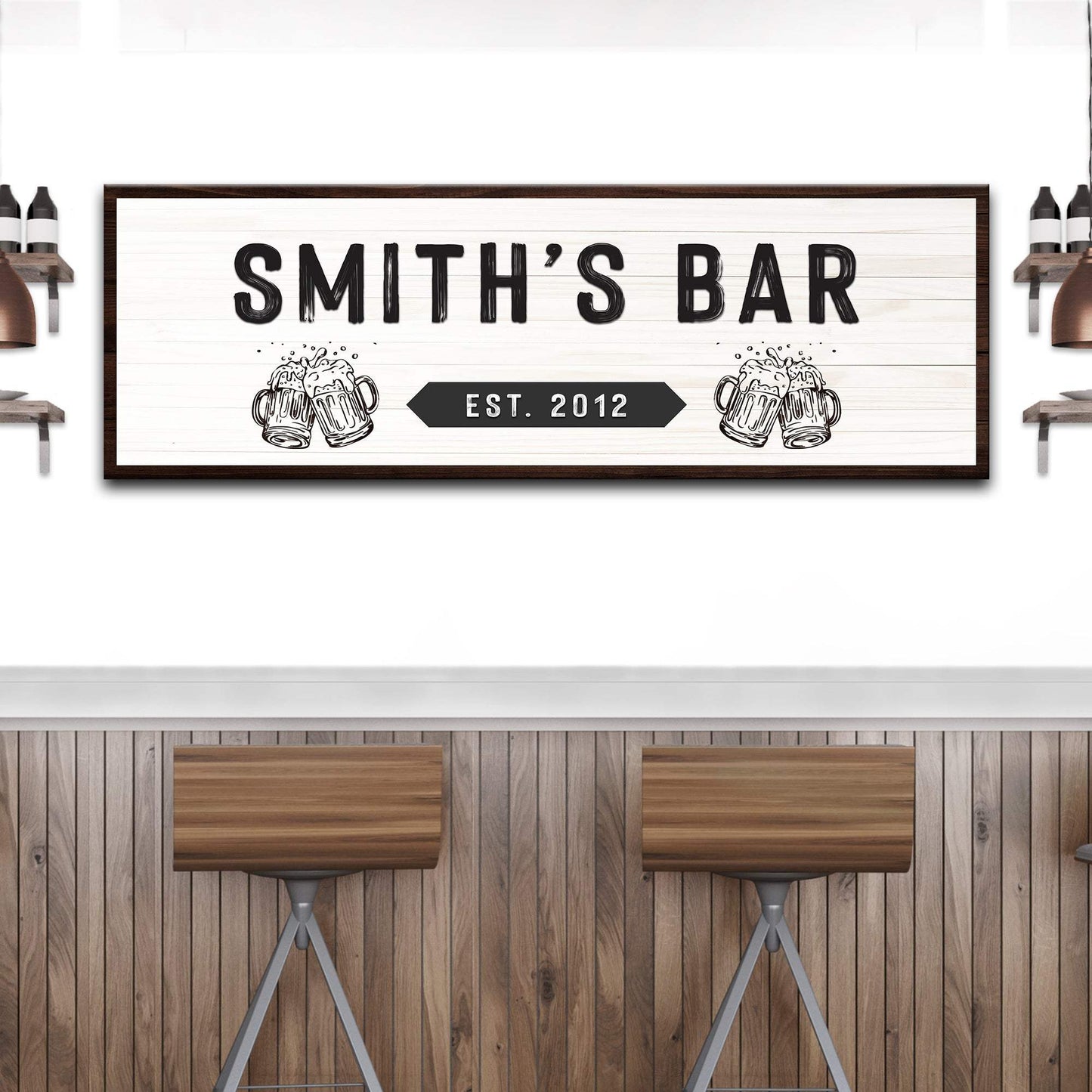 Family Bar Sign - Tailored Canvases - Flyclothing LLC