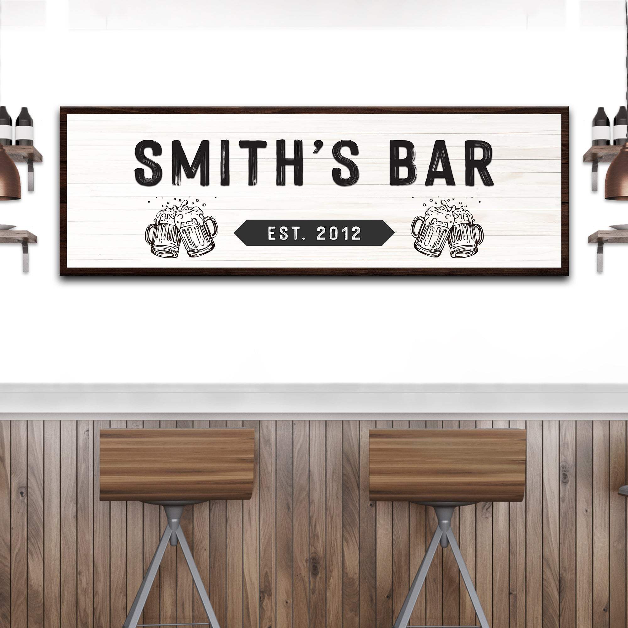 Family Bar Sign - Tailored Canvases - Flyclothing LLC