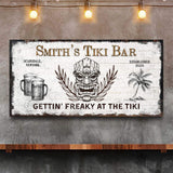 Tiki Bar Sign II - Tailored Canvases - Flyclothing LLC