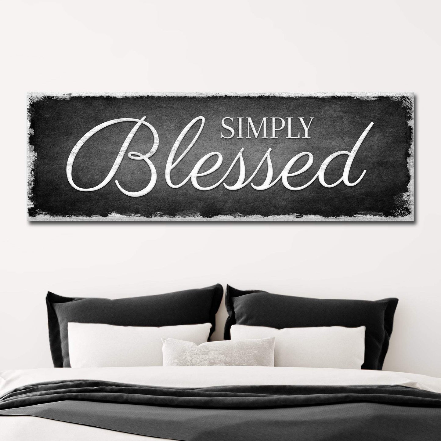Simply Blessed Sign - Tailored Canvases - Flyclothing LLC