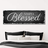 Simply Blessed Sign - Tailored Canvases - Flyclothing LLC