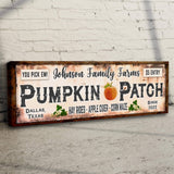 Family Farms Pumpkin Patch Sign - Tailored Canvases - Flyclothing LLC