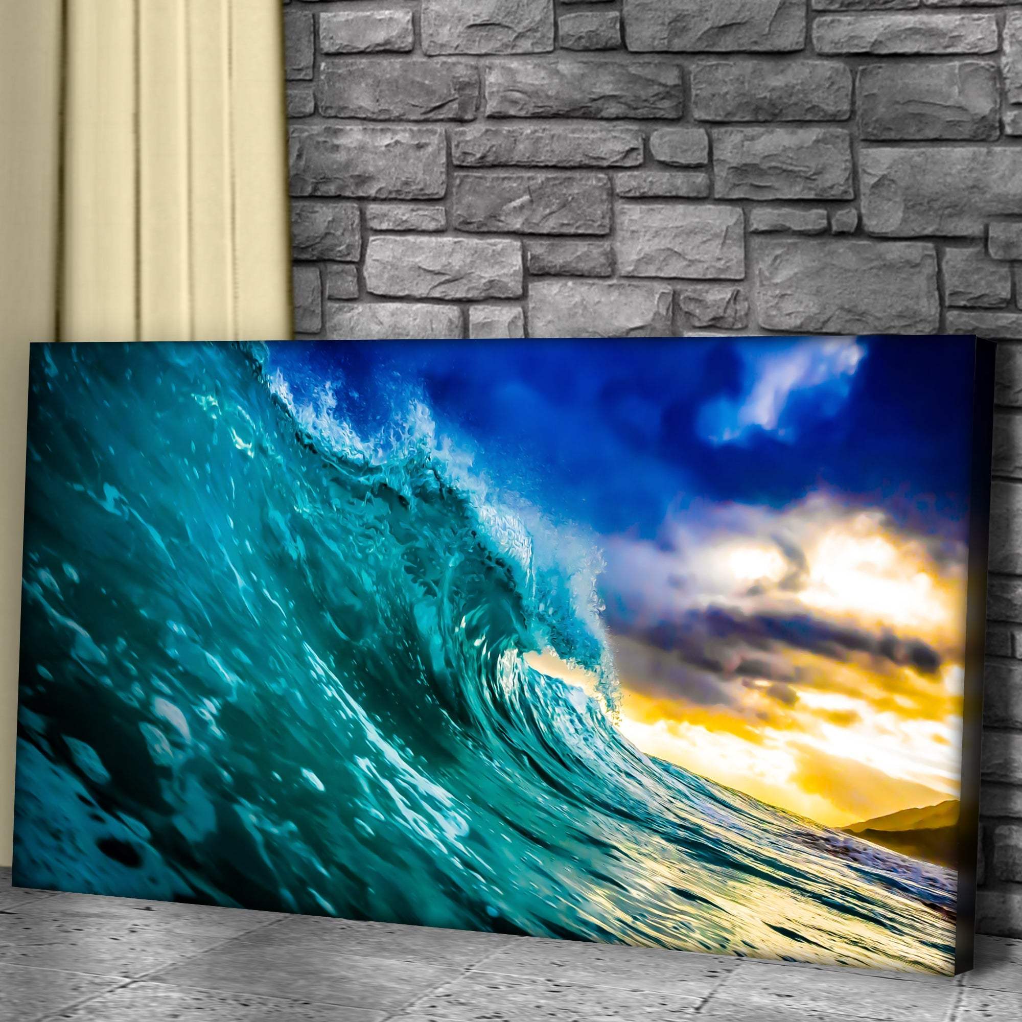 Fast Waves Canvas Wall Art - Tailored Canvases - Flyclothing LLC