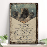 Advice From A Buffalo Sign - Tailored Canvases - Flyclothing LLC