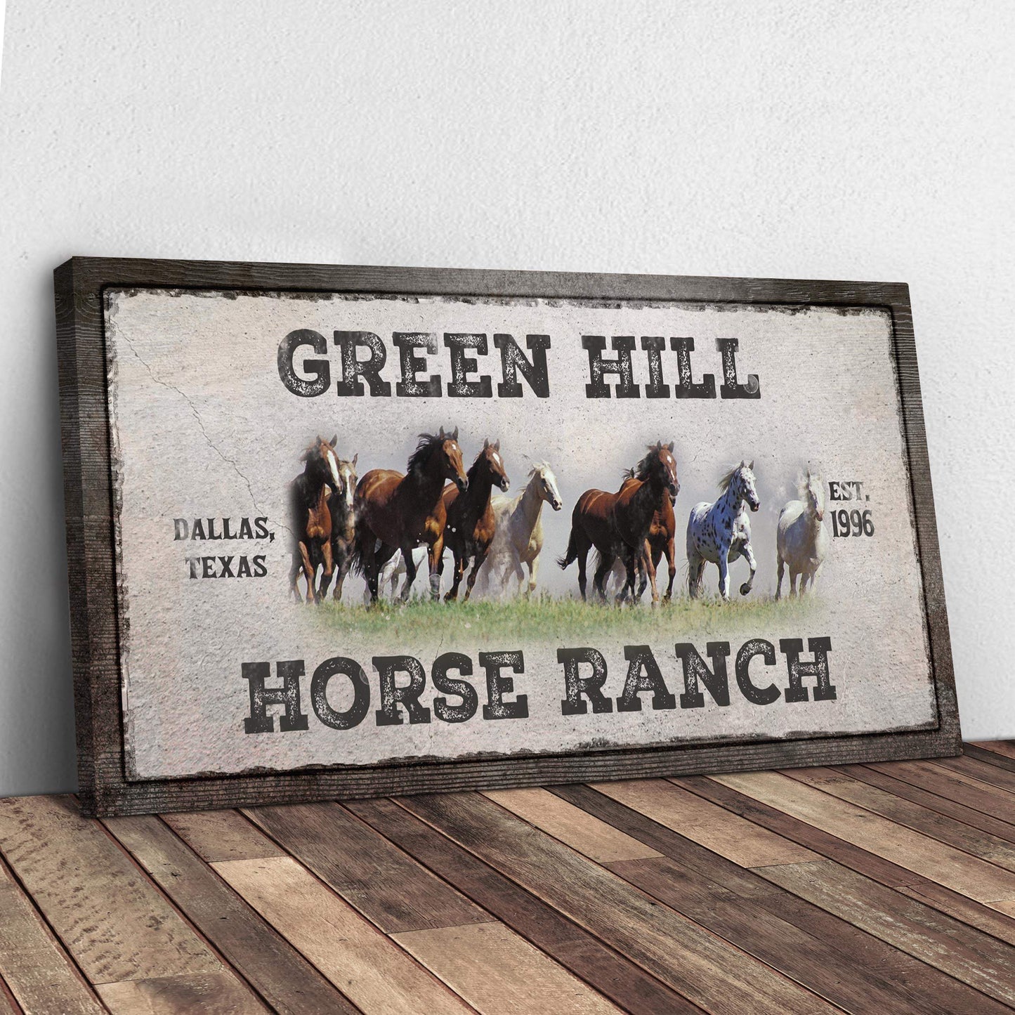 Family Horse Ranch Sign V - Tailored Canvases - Flyclothing LLC