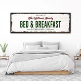 Welcome Bed And Breakfast Sign - Tailored Canvases - Flyclothing LLC