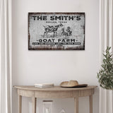 Goat Farm Sign II - Tailored Canvases - Flyclothing LLC
