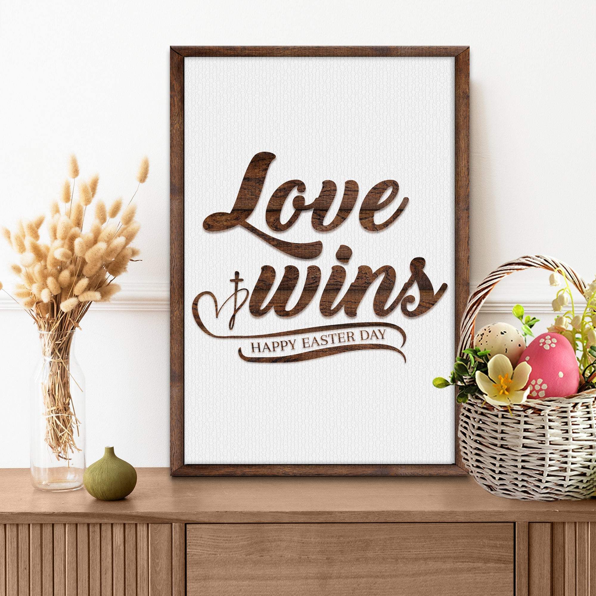 Easter Love Wins Sign - Tailored Canvases - Flyclothing LLC
