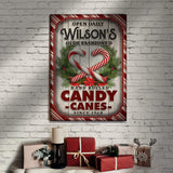 Olde Fashioned Hand Rolled Candy Canes Sign - Tailored Canvases - Flyclothing LLC