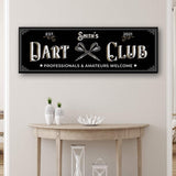 Dart Club Sign II - Tailored Canvases - Flyclothing LLC