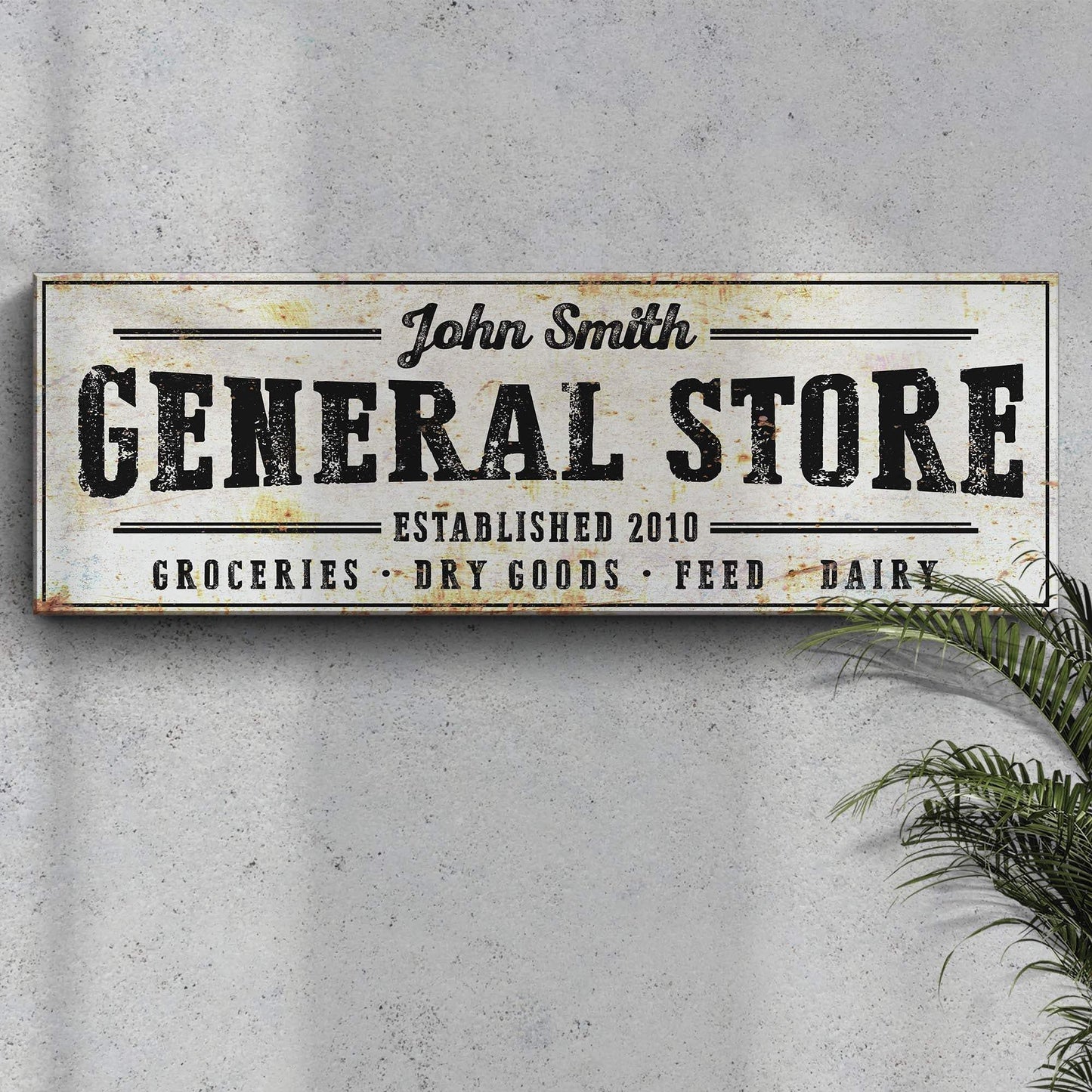 Rustic General Store Sign - Tailored Canvases - Flyclothing LLC
