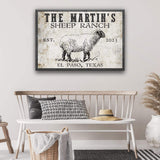 Sheep Ranch Sign II - Tailored Canvases - Flyclothing LLC