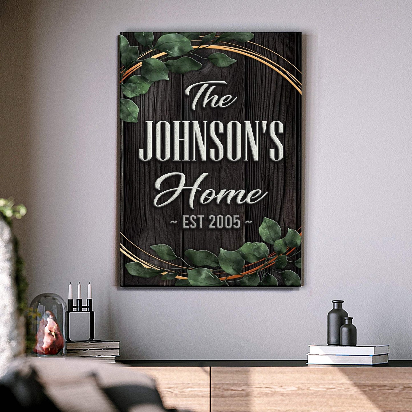 Family Home Sign II - Tailored Canvases - Flyclothing LLC
