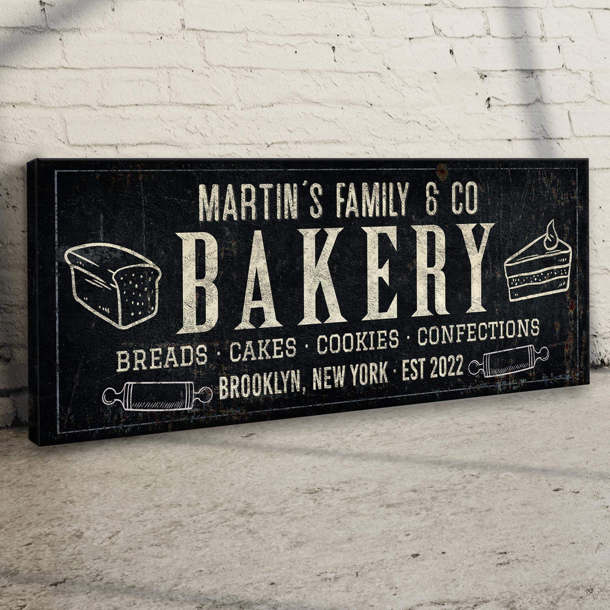 Breads, Cakes, Cookies, Confections Bakery Sign - Tailored Canvases - Flyclothing LLC