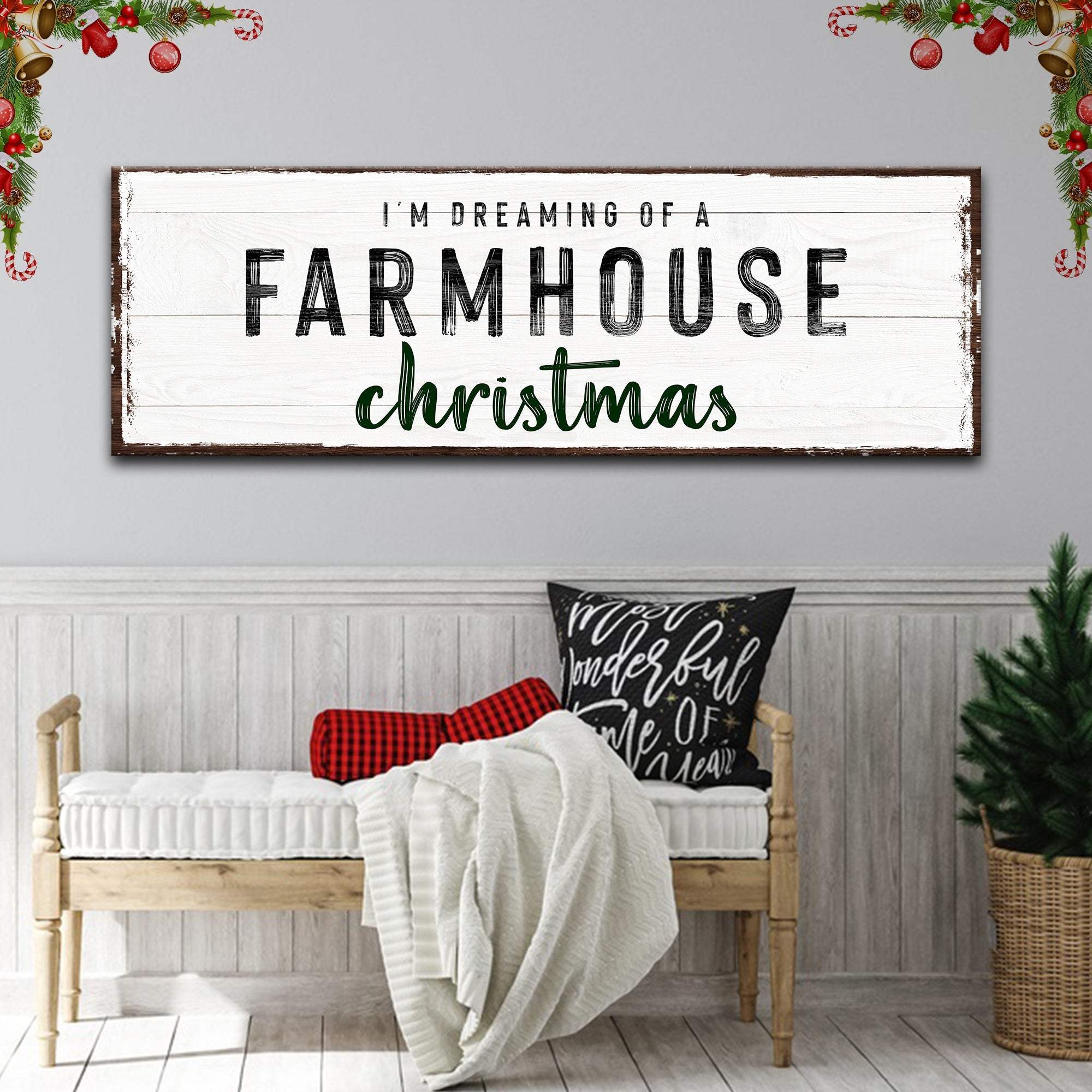 Farmhouse Christmas Sign - Tailored Canvases - Flyclothing LLC