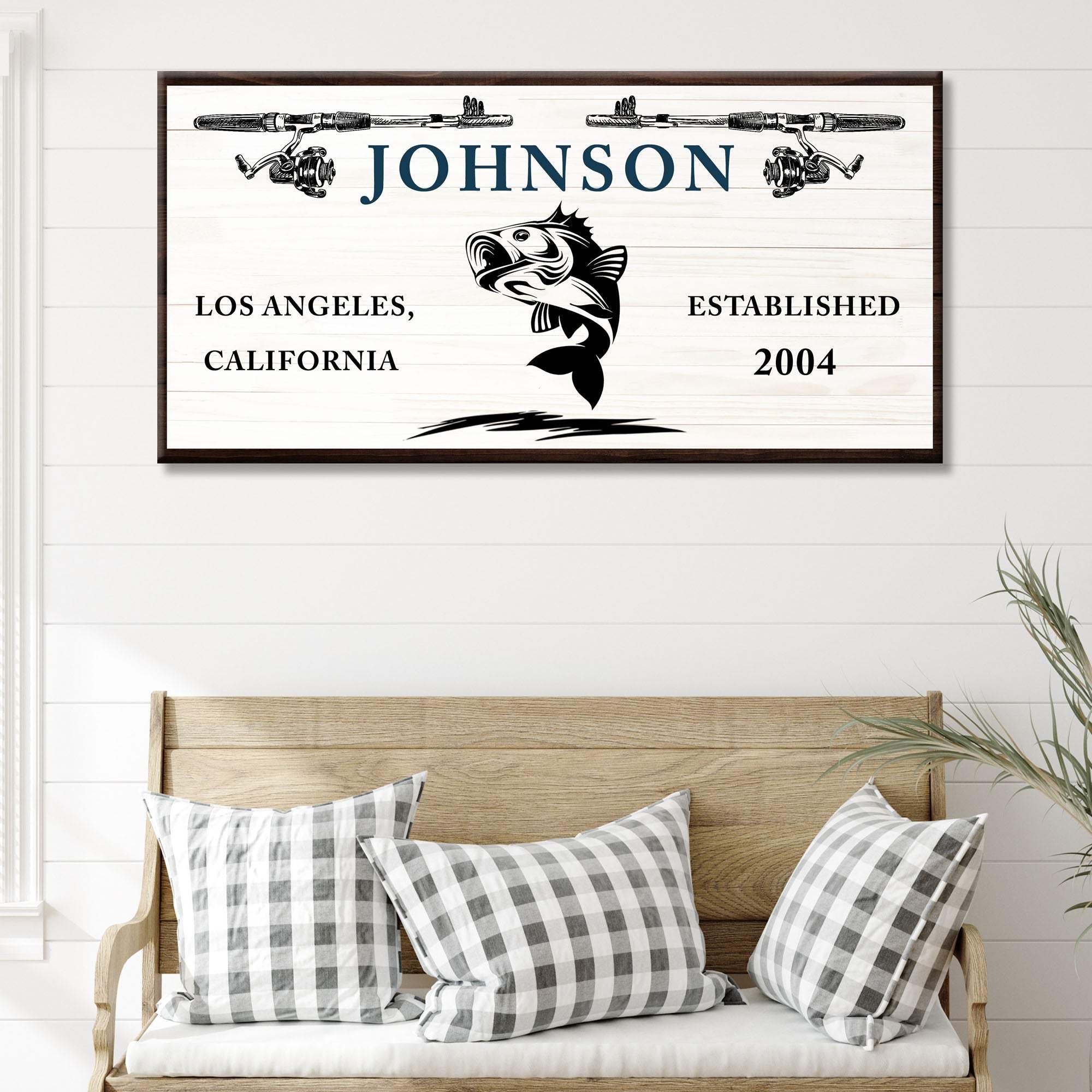 Catching Fish Sign - Tailored Canvases - Flyclothing LLC