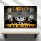 Real Girl Gym Sign - Tailored Canvases - Flyclothing LLC