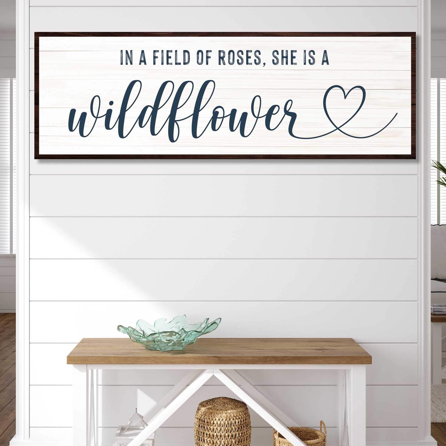 She Is A Wildflower Sign II - Tailored Canvases - Flyclothing LLC