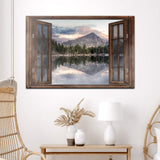 Calming Lake Scenery Canvas Wall Art - Tailored Canvases - Flyclothing LLC