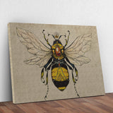 Vintage Queen Bee Canvas Wall Art - Tailored Canvases - Flyclothing LLC