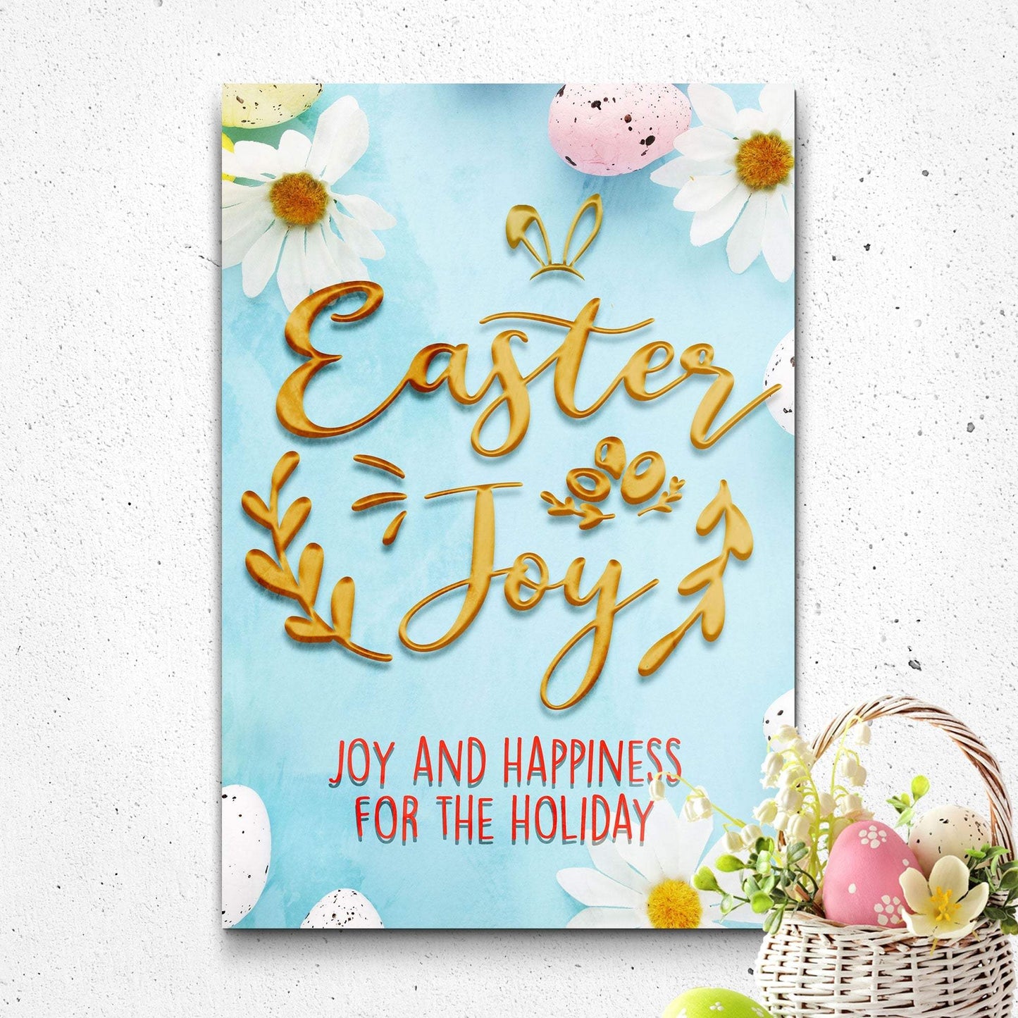 Easter Joy Sign - Tailored Canvases - Flyclothing LLC