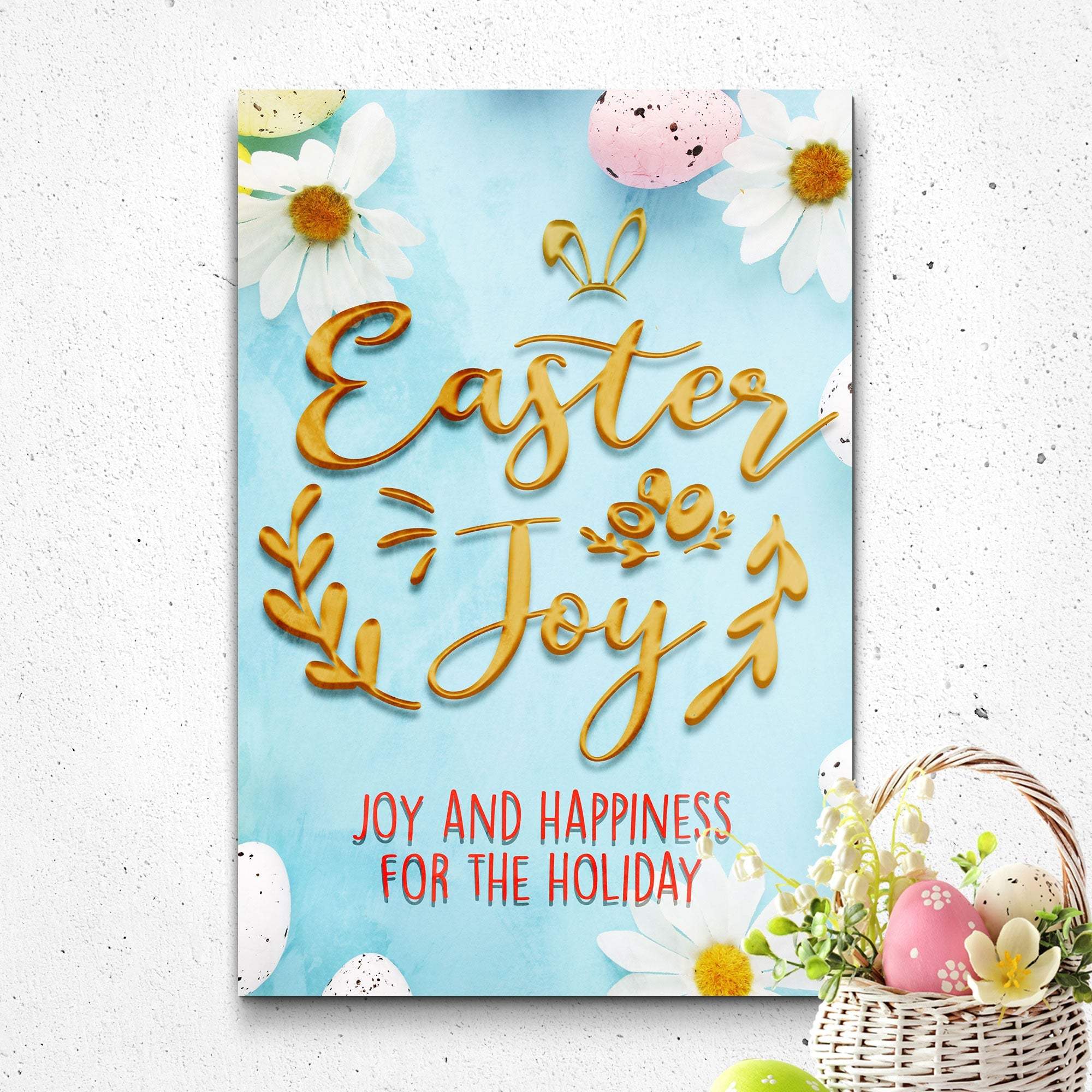 Easter Joy Sign - Tailored Canvases - Flyclothing LLC