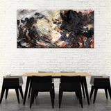 Waves Abstract Painting Canvas Wall Art - Tailored Canvases - Flyclothing LLC
