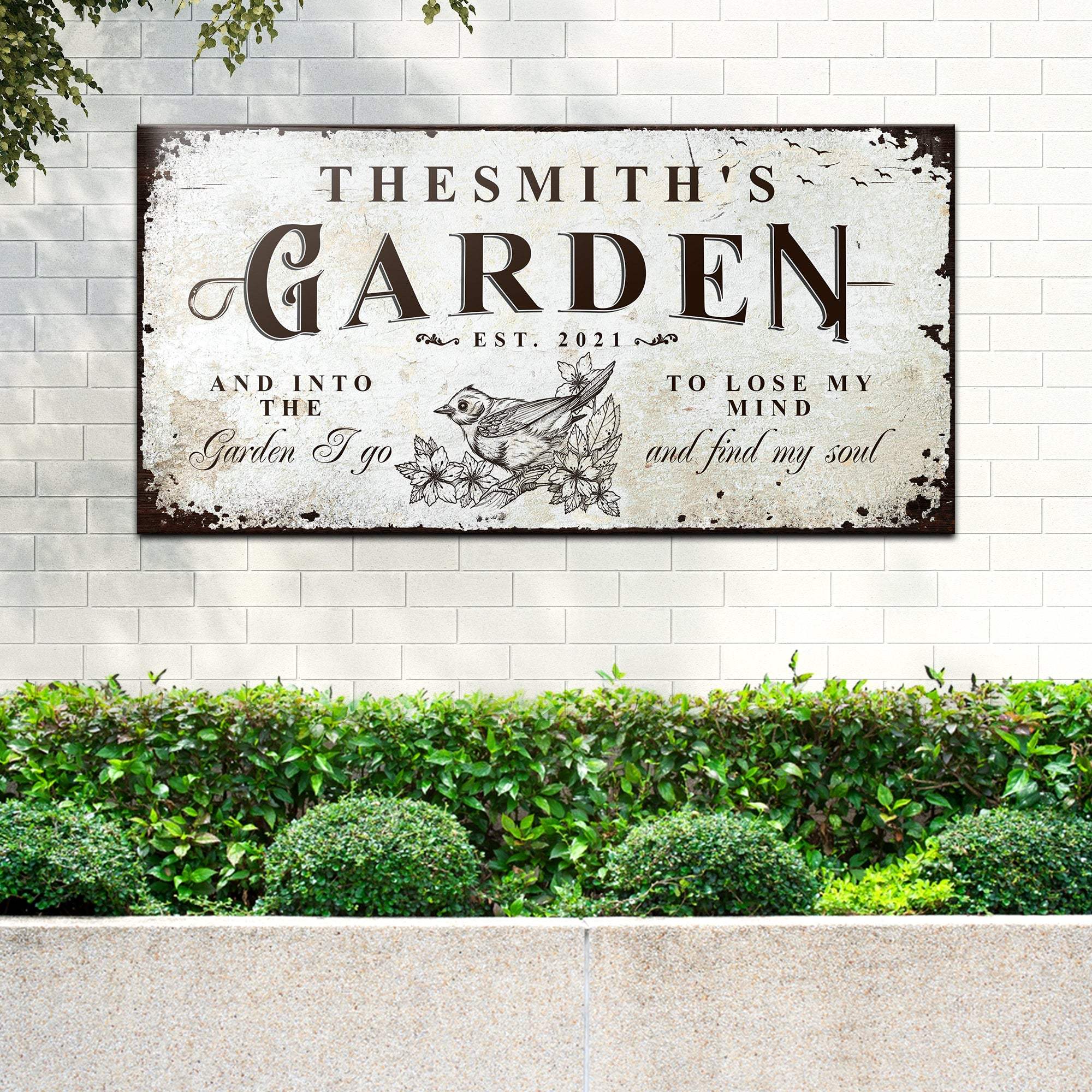 Family Garden Sign - Tailored Canvases - Flyclothing LLC