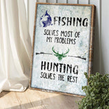 Fishing And Hunting Sign - Tailored Canvases - Flyclothing LLC