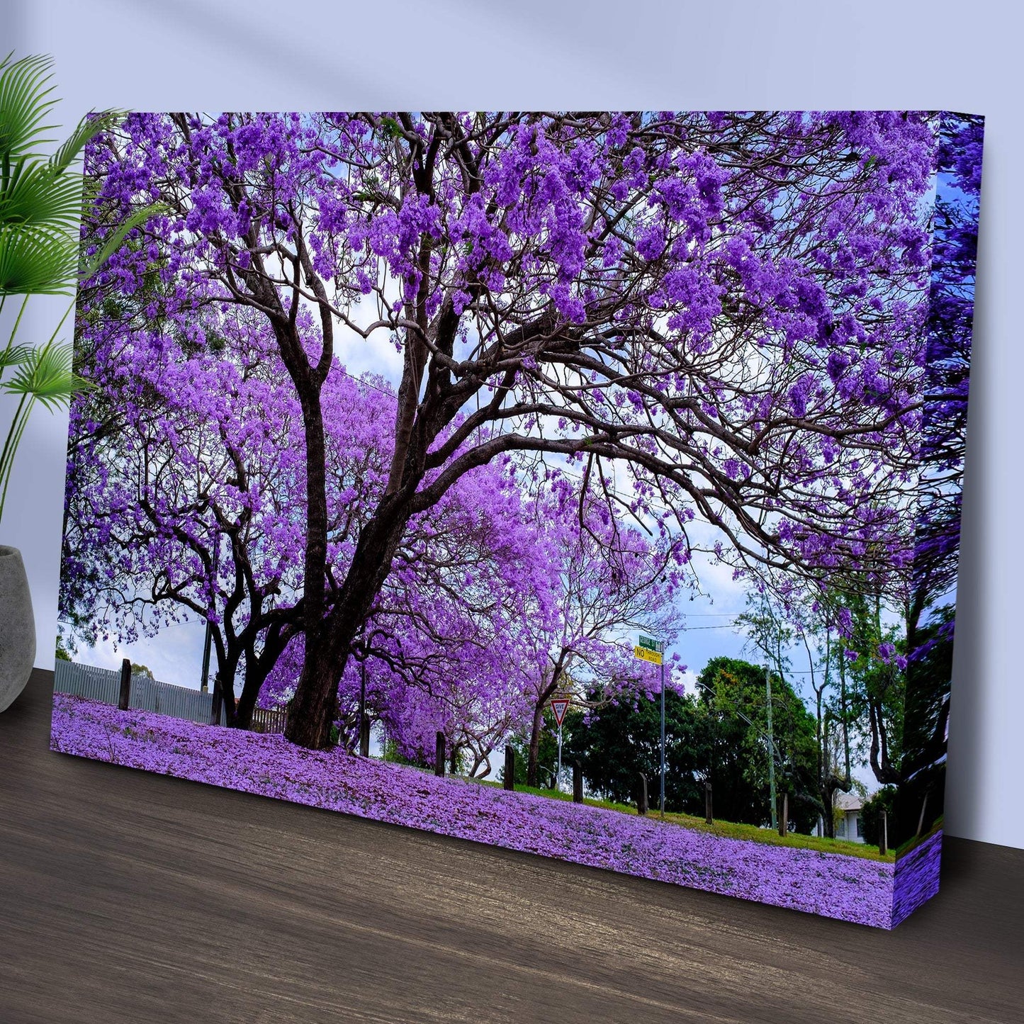 Jacaranda Trees Canvas Wall Art - Tailored Canvases - Flyclothing LLC