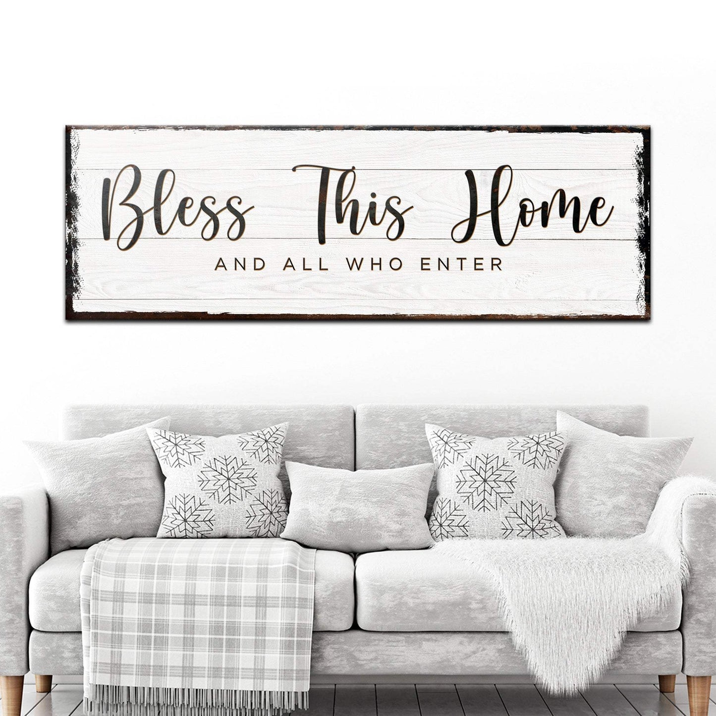 Bless This Home Sign - Tailored Canvases - Flyclothing LLC