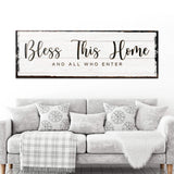 Bless This Home Sign - Tailored Canvases - Flyclothing LLC