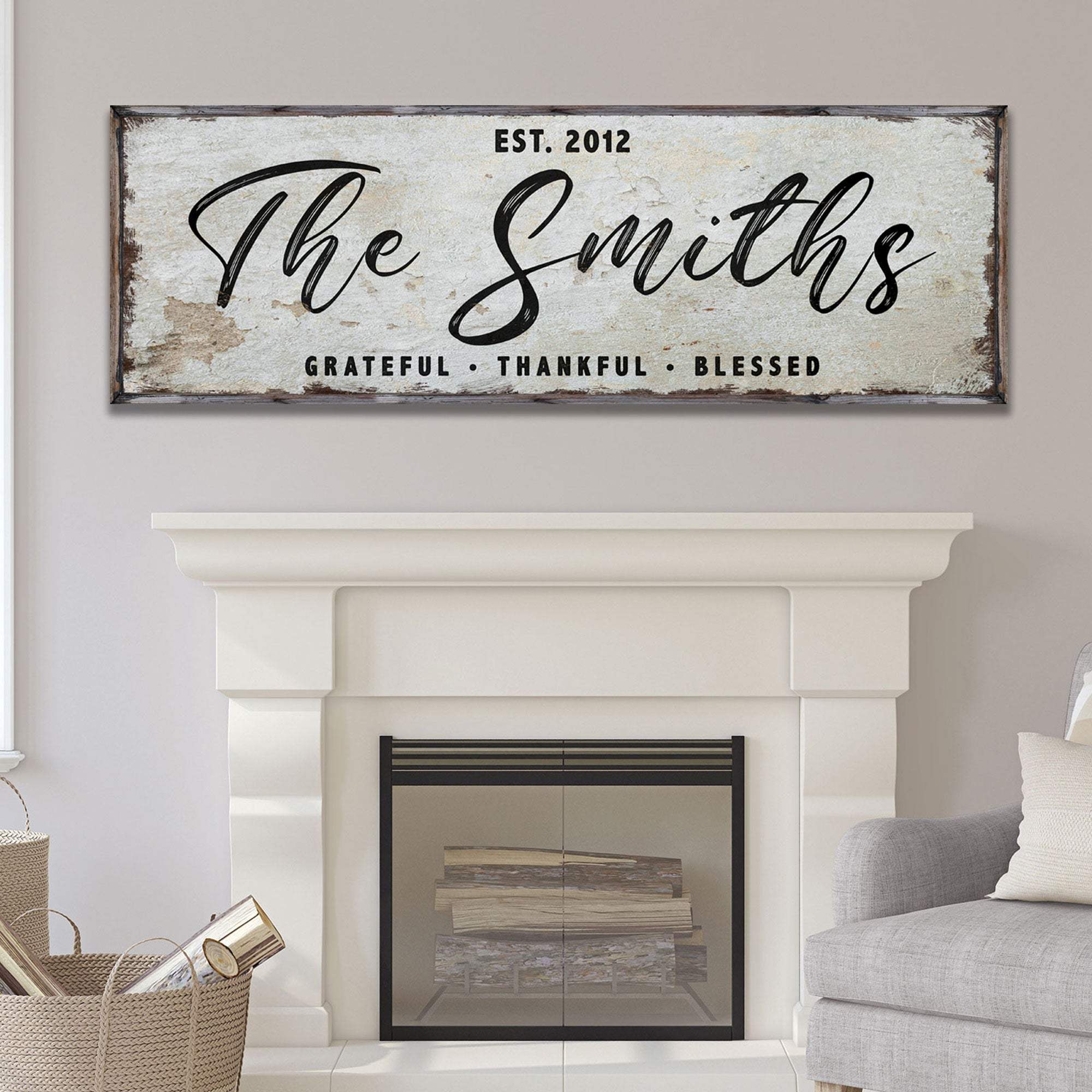 Thanksgiving Family Sign II - Tailored Canvases - Flyclothing LLC