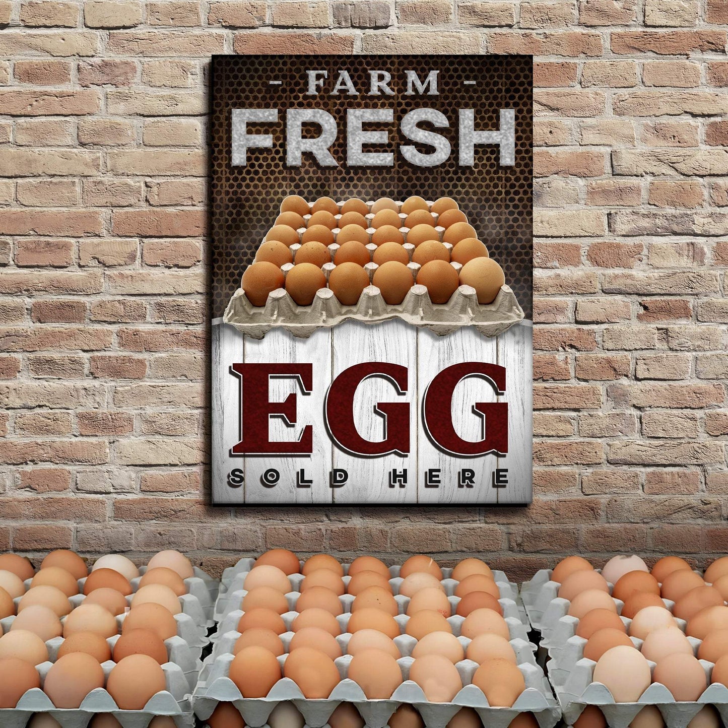 Sold Here Farm Fresh Eggs Sign - Tailored Canvases - Flyclothing LLC