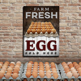 Sold Here Farm Fresh Eggs Sign - Tailored Canvases - Flyclothing LLC