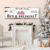 Christmas Bed & Breakfast Sign - Tailored Canvases - Flyclothing LLC