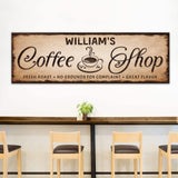 Coffee Shop Sign III - Tailored Canvases - Flyclothing LLC