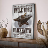 Traditional Forger Blacksmith Sign - Tailored Canvases - Flyclothing LLC