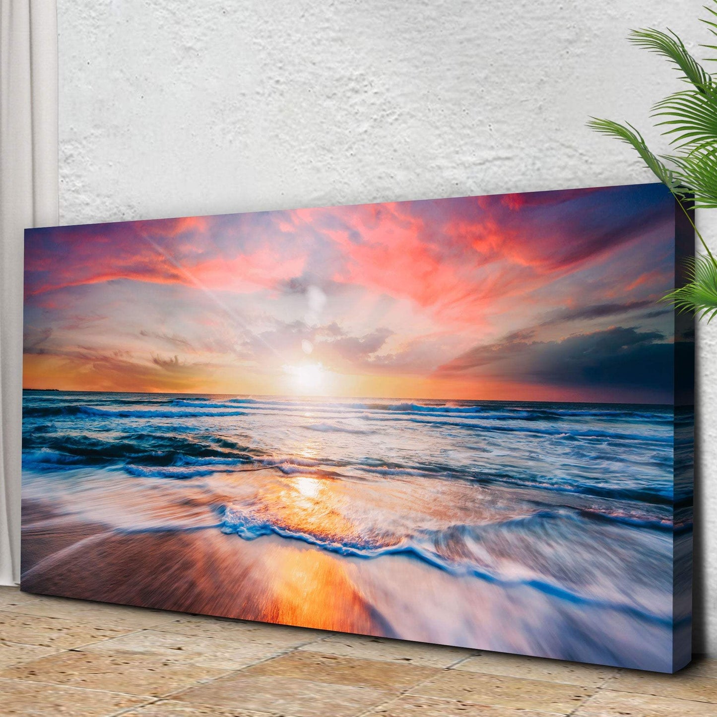 Sunrise Over The Horizon Canvas Wall Art - Tailored Canvases - Flyclothing LLC
