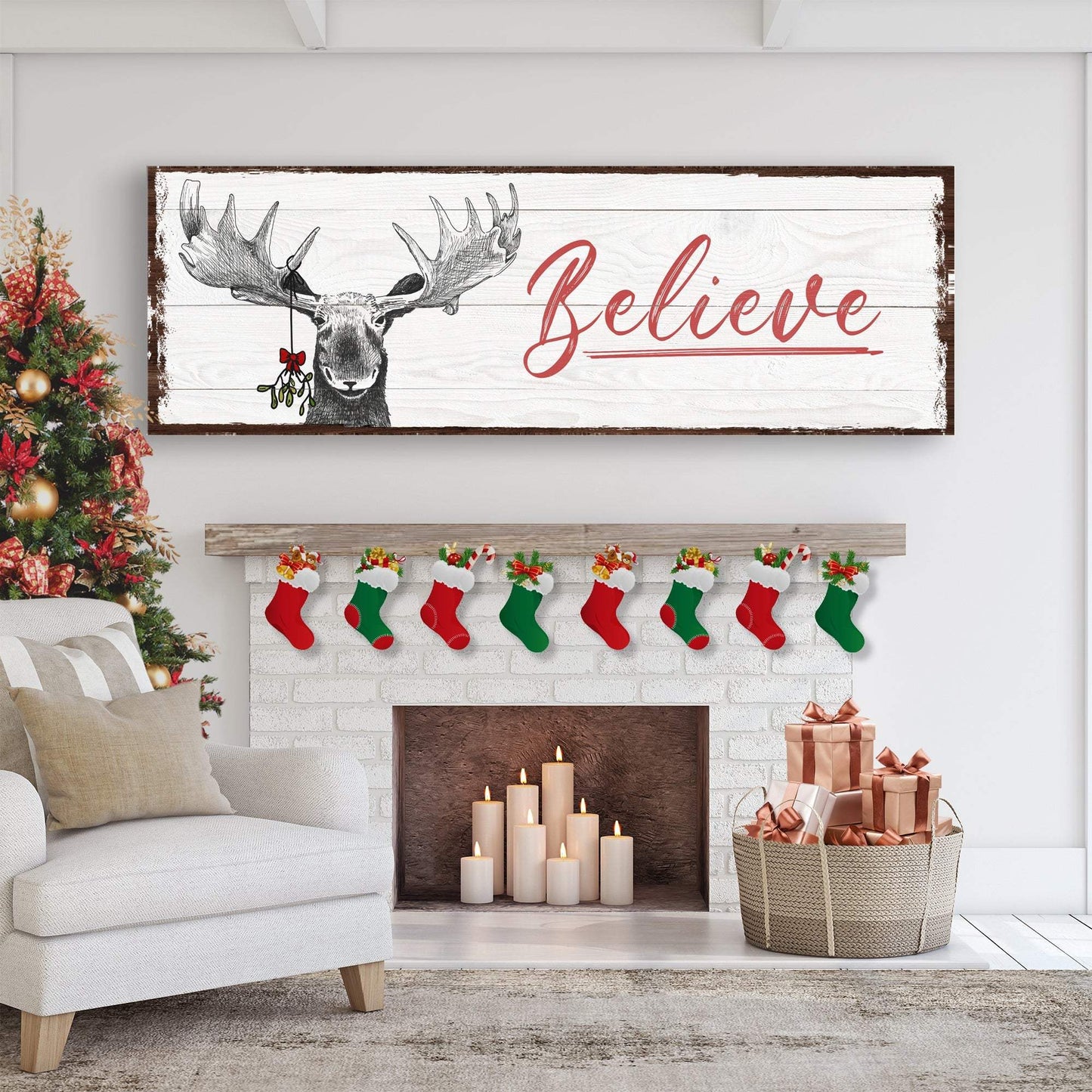 Believe Sign III - Tailored Canvases - Flyclothing LLC