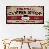 Coffee Shop Sign - Tailored Canvases - Flyclothing LLC